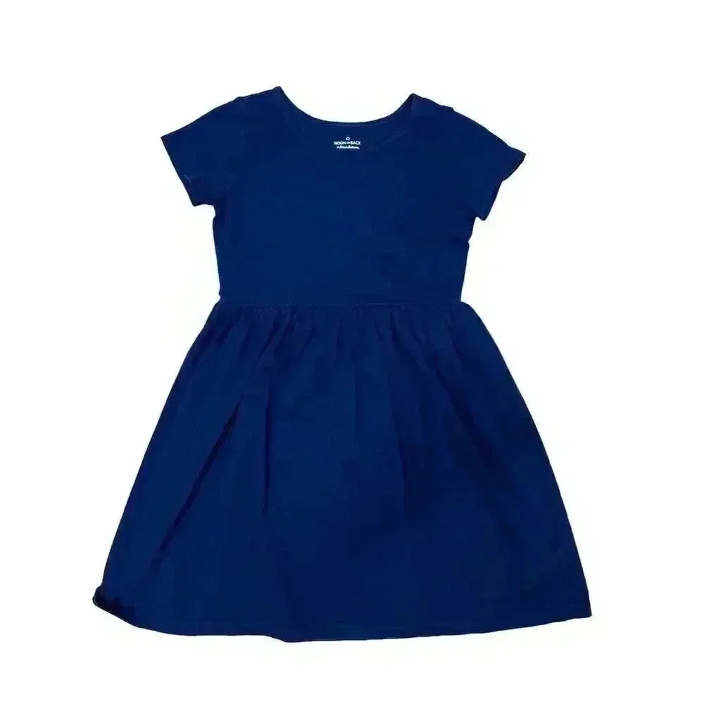 Hanna Andersson Girls' Navy Blue Playground Dress w/ Pockets Size 10 Casual